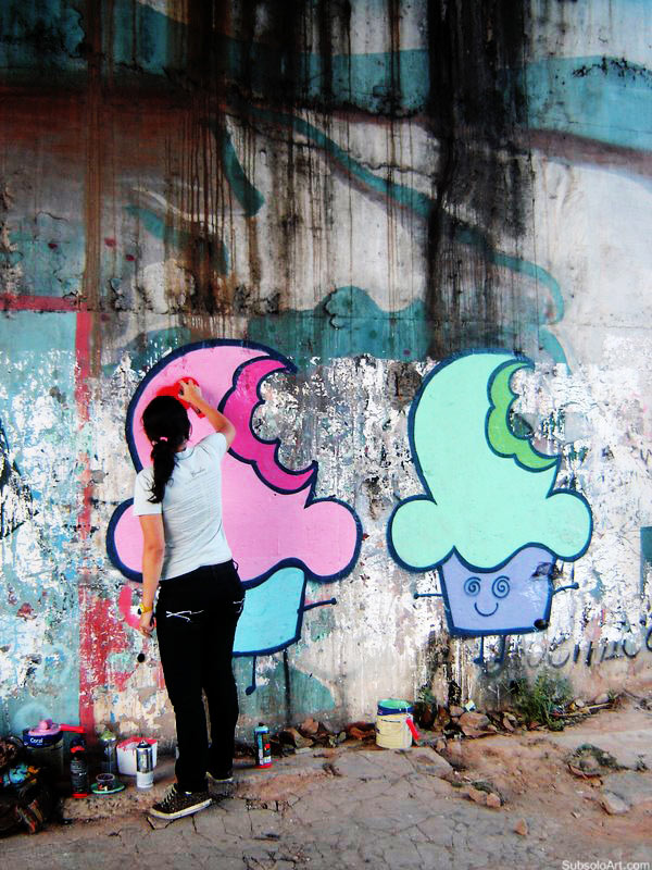 Grafiteira Raquel bolinho de Belo Horizonte em ação (5)
