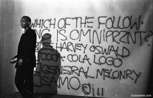 Graffiti SAMO de Jean-Michel Basquiat nos anos 80, Estados Unidos (1)