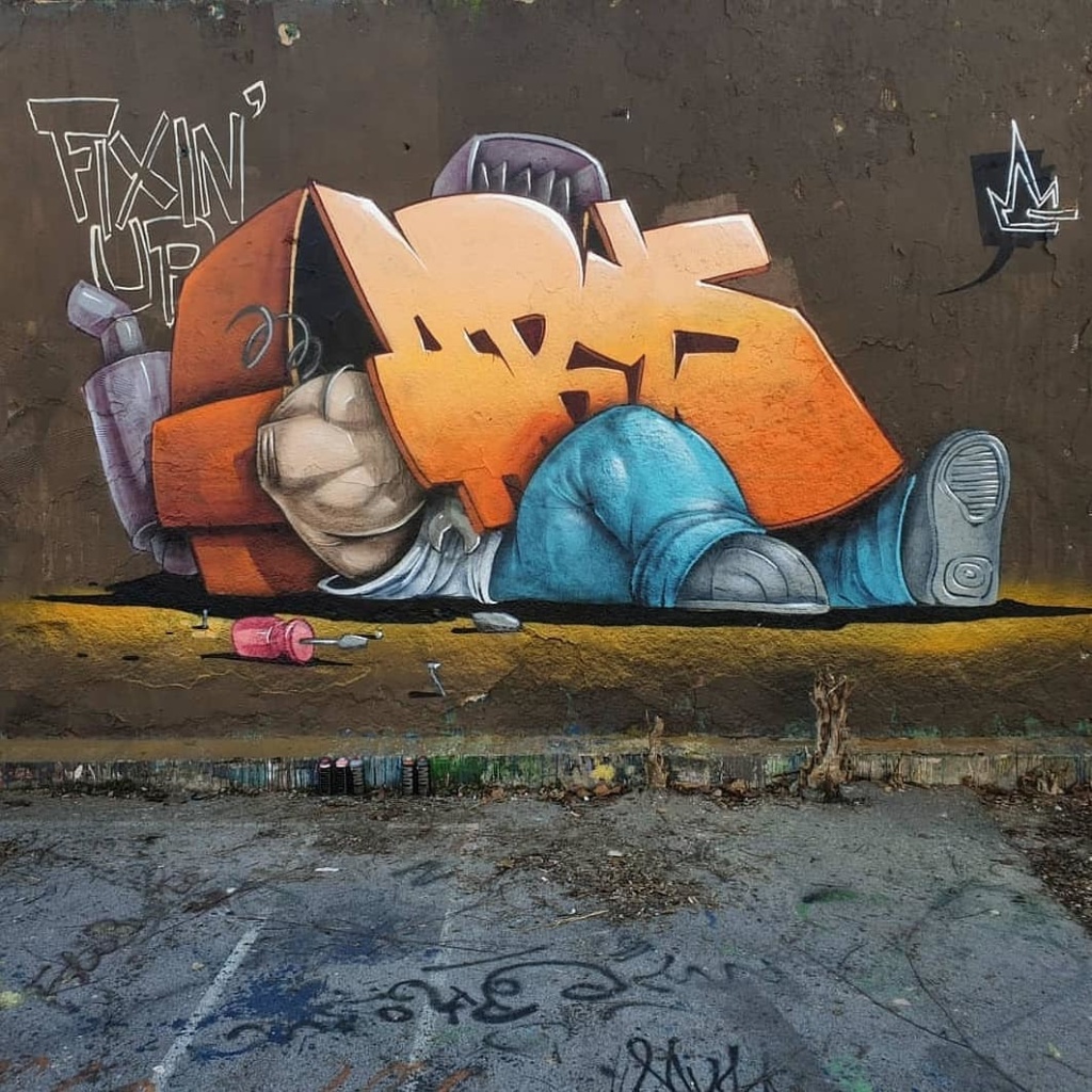 Graffiti mural Abys Osmoz - França (10)