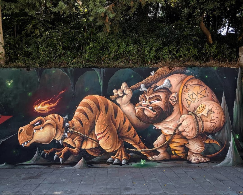 Graffiti mural Abys Osmoz - França (11)