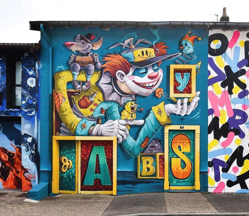 Graffiti mural Abys Osmoz - França (4)